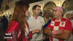 Martina Validžić s navijačima večer uoči Brazila