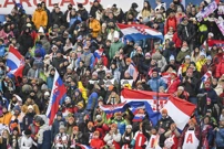 Hrvatski navijači u Kranjskoj Gori, Foto: Igor Soban /PIXSELL
