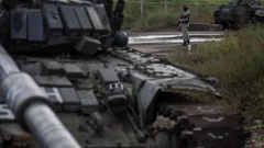 Uništeni ruski tenk u Harkivskoj regiji