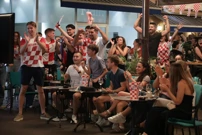 Zajedničko gledanje utakmice u Rijeci, Foto: Goran Kovacic/PIXSELL