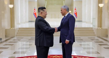 Kim Jong Un i Vjačeslav Volodin