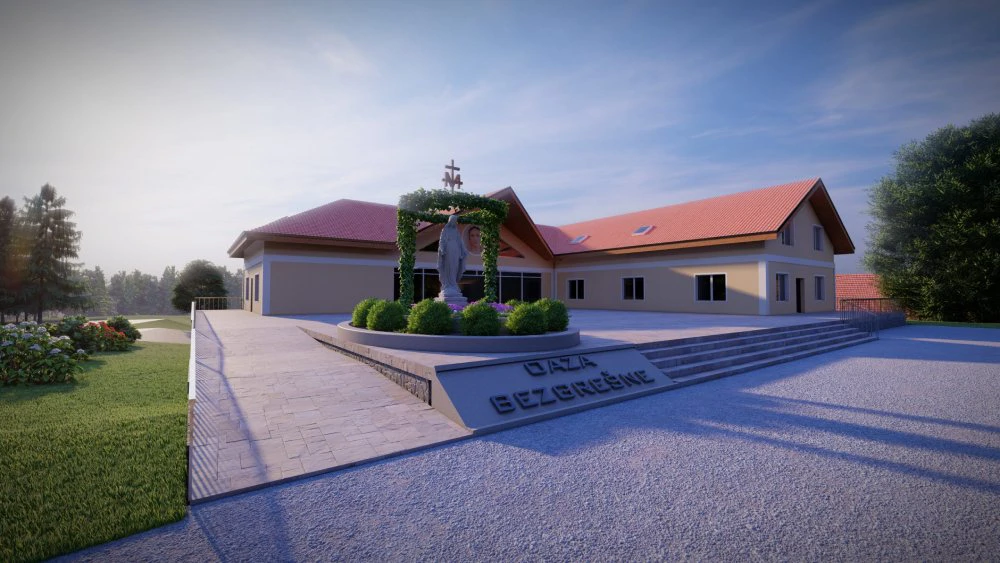 Vizualno rješenje projekta Duhovno - pastoralnog centra u Molvama