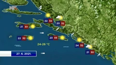 Prognoza vremena, Foto: HRT/HTV