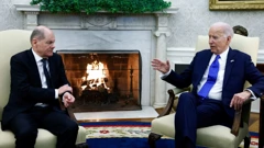 Olaf Scholz i Joe Biden