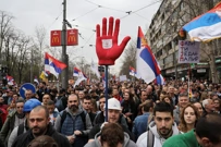 Prosvjed u Beogradu, Foto: Djordje Kojadinovic /Reuters