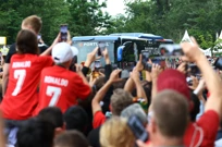 Portugalski autobus dolazi pred stadion, Foto: Lee Smith/REUTERS