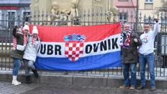 Hrvatski navijači u Mannheimu, Foto: Ante Čizmić/CROPIX