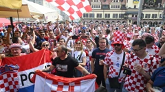 Hrvatski navijači u Leipzigu