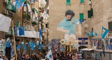 Napoli - mural Diega Armanda Maradone