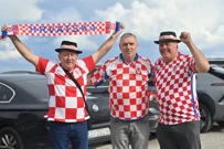 Hrvatski navijači uoči ogleda sa Sj. Makedonijom, Foto: Damir Krajac/CROPIX