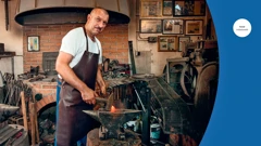 Majstor kovač Franjo Vinković, Đakovo, Foto: Saša Pjanić/-