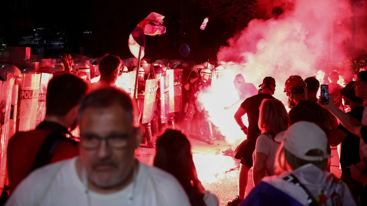 Neredi u Beogradu, Foto: Zorana Jevtic/Reuters
