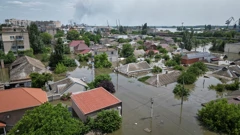 Poplavljena sela uništenjem brane Kahovke
