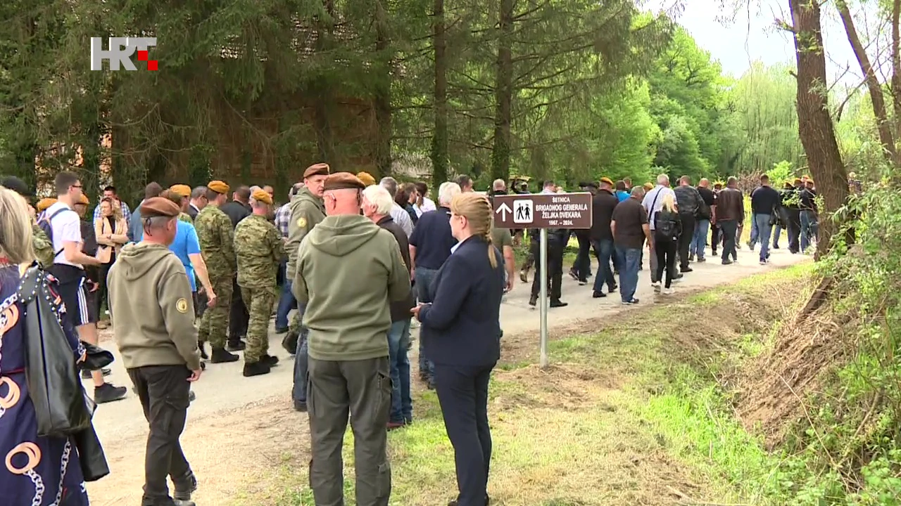 Šetnica za generala Željka Dvekara