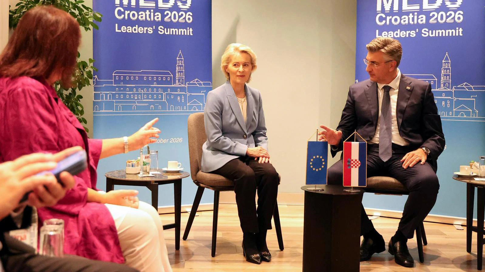  Split: Andrej Plenković susreo se s Ursulom van der Layen 
