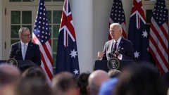 Joe Biden na konferenciji za novinare s australskim premijerom  