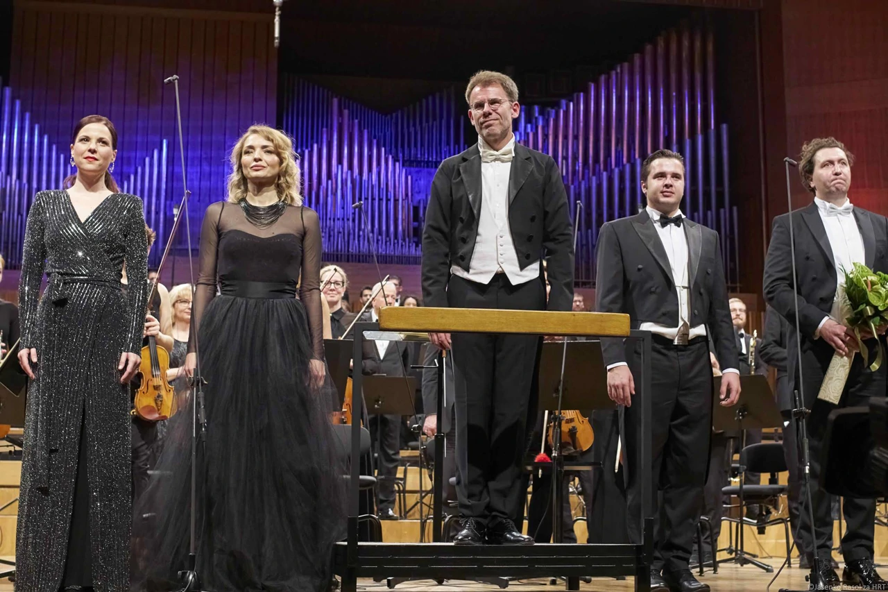 Marija Kuhar Šoša, Ivana Srbljan, Tomislav Fačini, Filip Filipović, Krešimir Stražanac, Foto: Jasenko Rasol/HRT