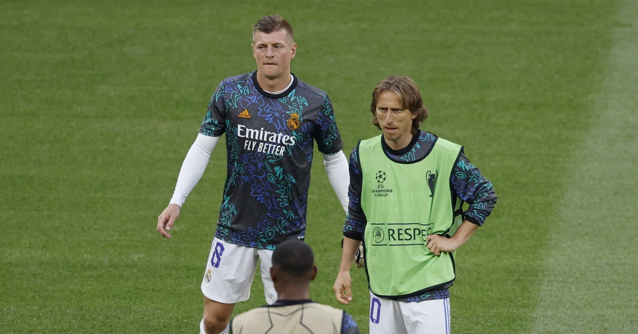 Toni Kroos i Luka Modrić, Foto: Gonzalo Fuentes/REUTERS