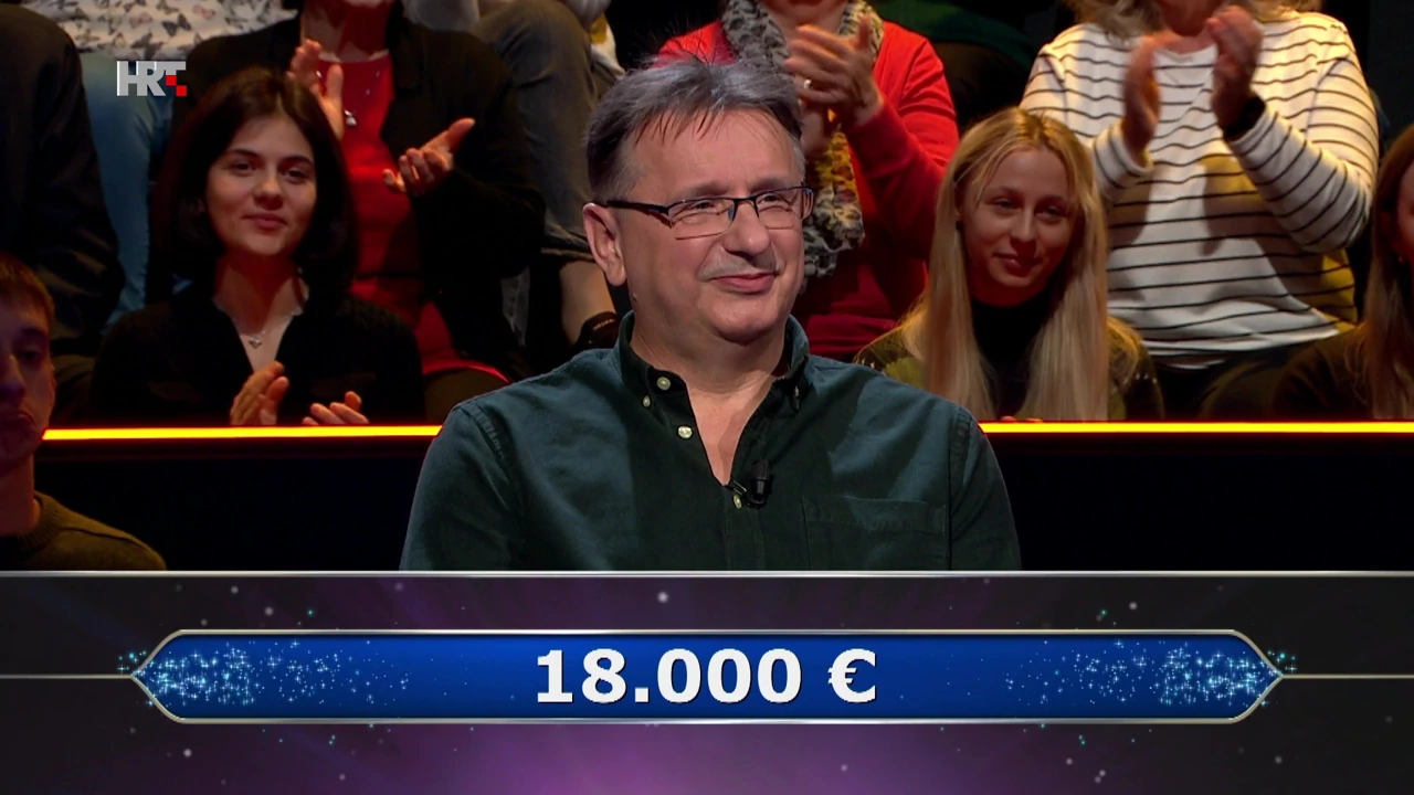 Barislav Poparić Grgas, Foto: Tko želi biti milijunaš?/HRT