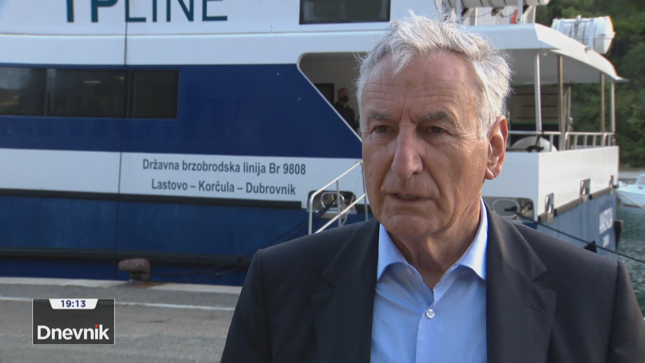 HDZ-ov kandidat za dubrovačko-neretvanskog župana Nikola Dobroslavić, Foto: Dnevnik/HTV/HRT