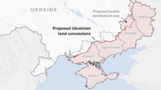 Map of President Trump’s peace plan