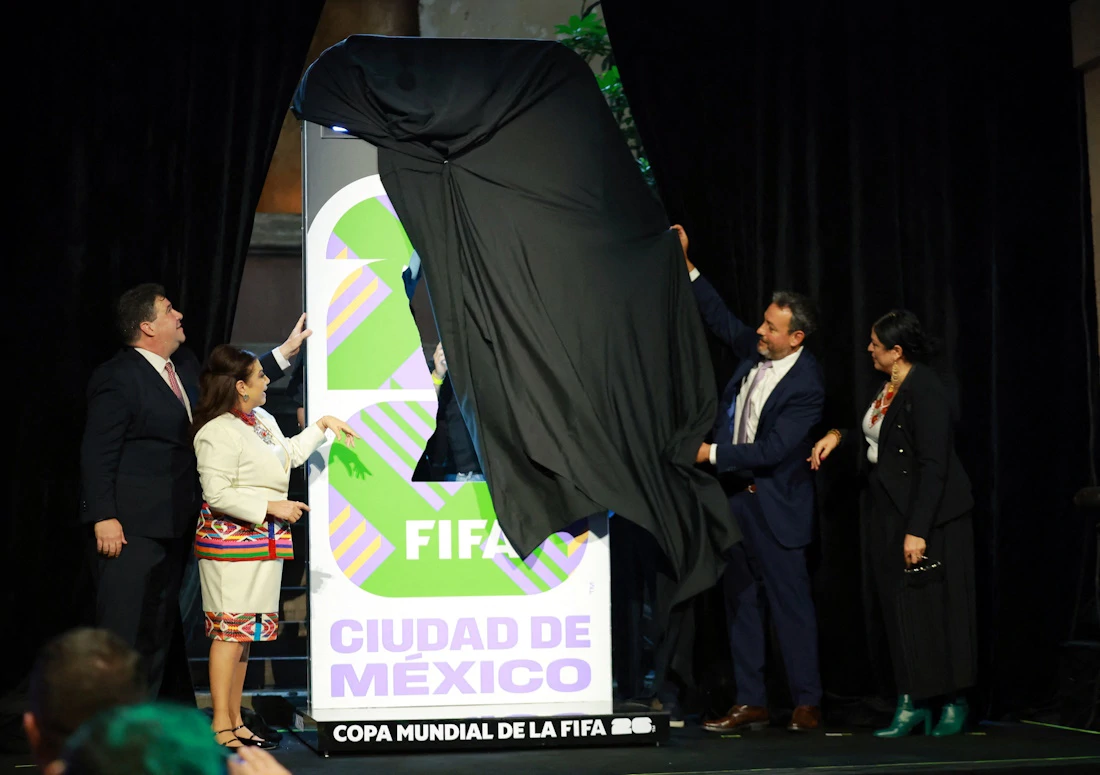 Meksiko City, Felix Aguirre, Clara Brugada, Jurgen Mainka i Alejandra Frausto, Foto: Raquel Cunha/REUTERS
