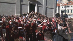 Badnji dan na Stradunu, Foto: Regionalni dnevnik/IMS/HRT
