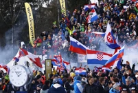 Hrvatski navijači u Kranjskoj Gori, Foto: Borut Zivulovic/REUTERS