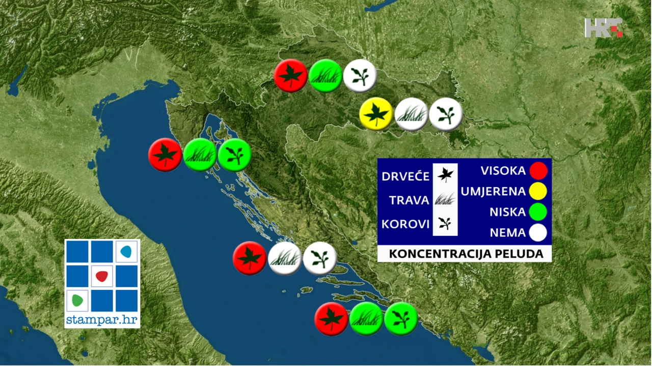 peludna prognoza NZJZ-a, Foto: HRT/HRT