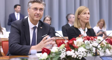 Andrej Plenkovic y Natasa Mikus Zigman 