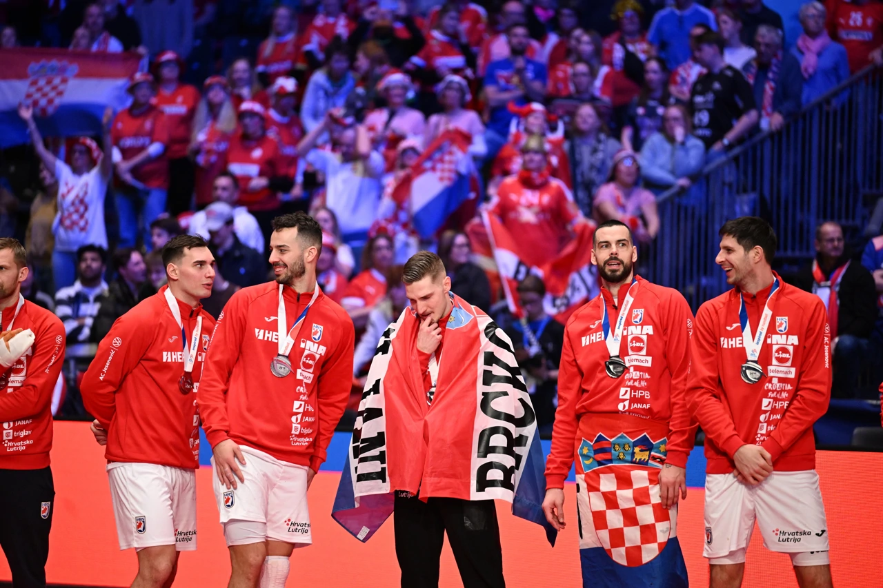 Hrvatski rukometaši, Foto: Ante Cizmic/CROPIX