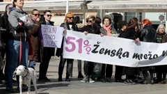 Prosvjed Ženske mreže Hrvatske