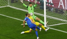  Ivan Schranz, Oleksandr Zinčenko i Anatoli Trubin, Foto: Piroschka Van De Wouw/ REUTERS