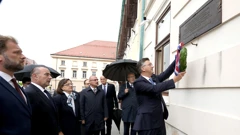 Plenković polaže lovorov vijenac na 30. obljetnicu raketiranja Banskih dvora