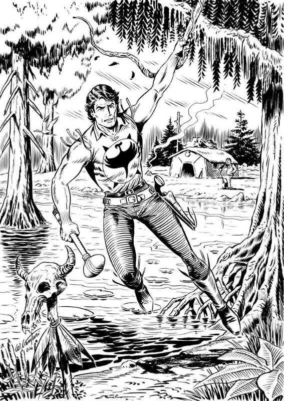 Kadar stripa Zagor crtača Waltera Venturija