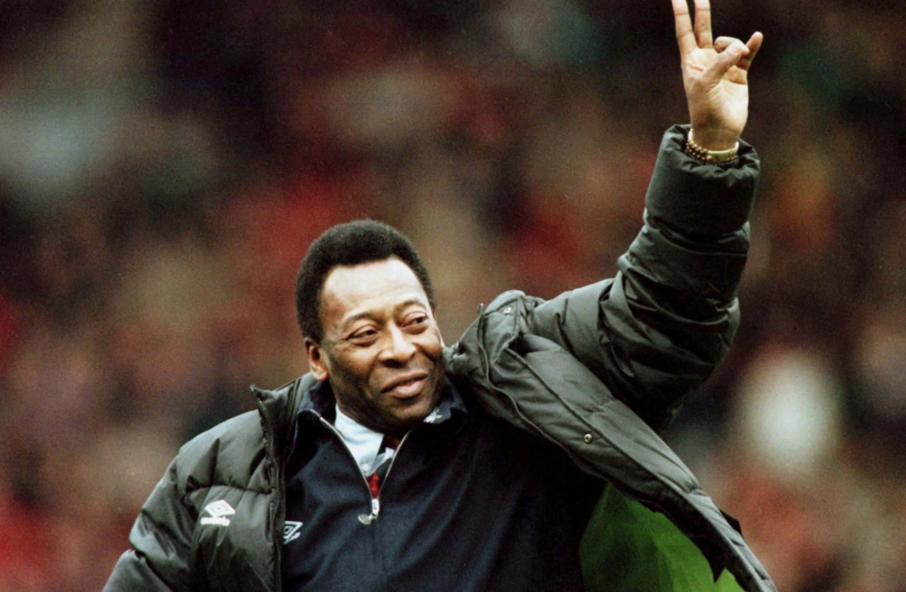 Pele na utakmici Manchester Uniteda i Liverpoola 1998. godine