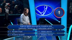 Korina Hrkać, Foto: Tko želi biti milijunaš/HRT