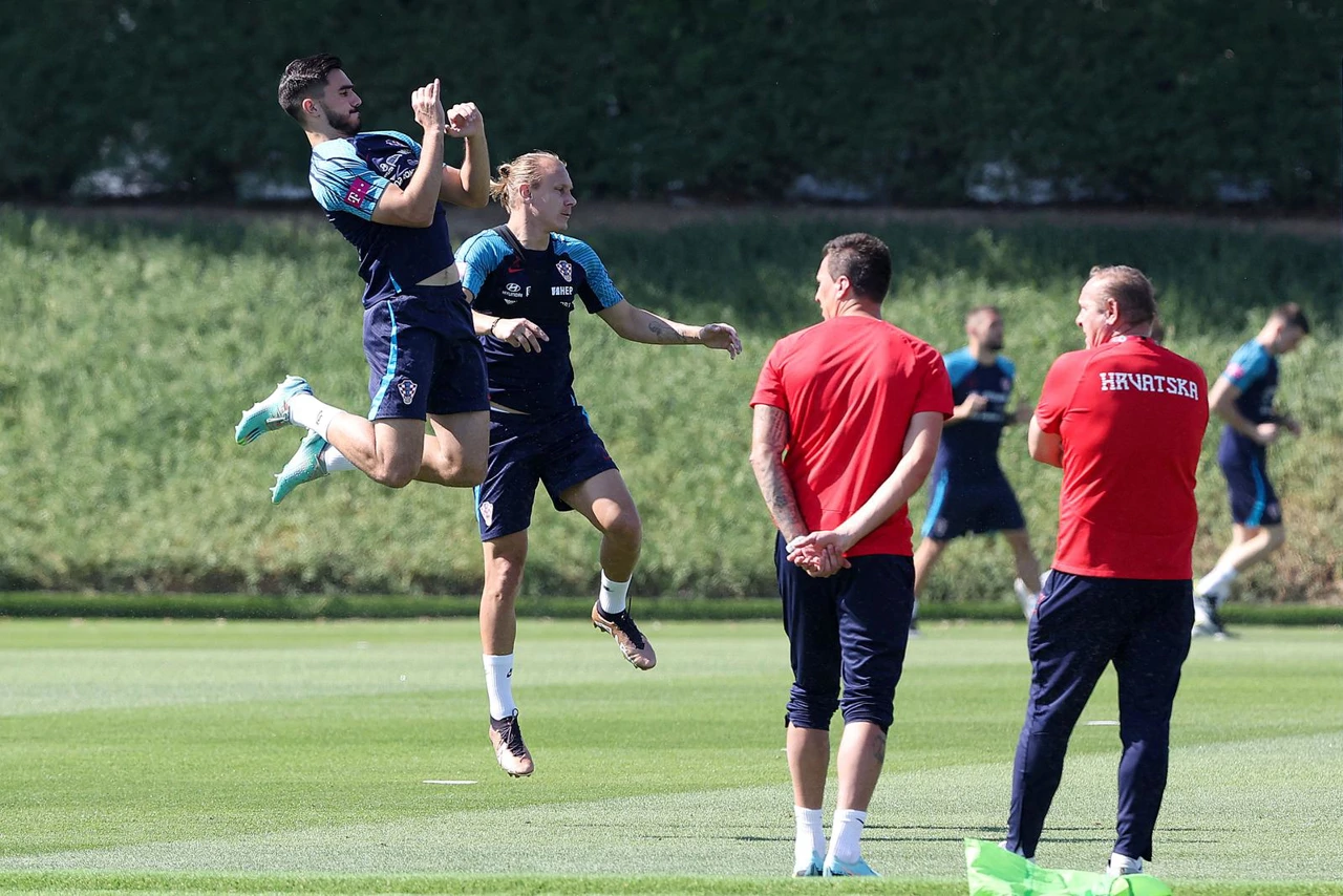 Trening hrvatskih reprezentativaca, Foto: Goran Stanzl /PIXSELL