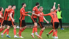 Slavlje nakon što je Karlo Špeljak postigao gol