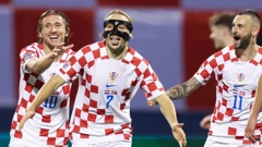 Luka Modrić , Lovro Majer i Marcelo Brozović