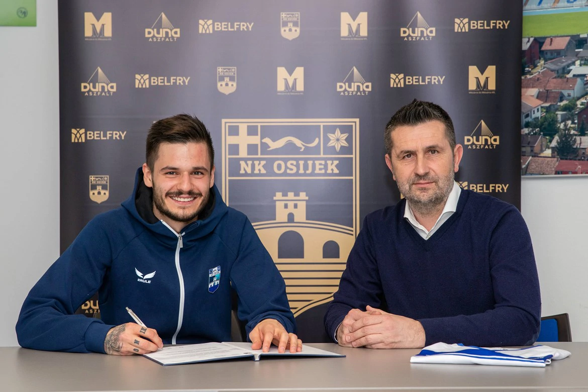 Kristijan Lovrić i Nenad Bjelica, potpisivanje sporazuma