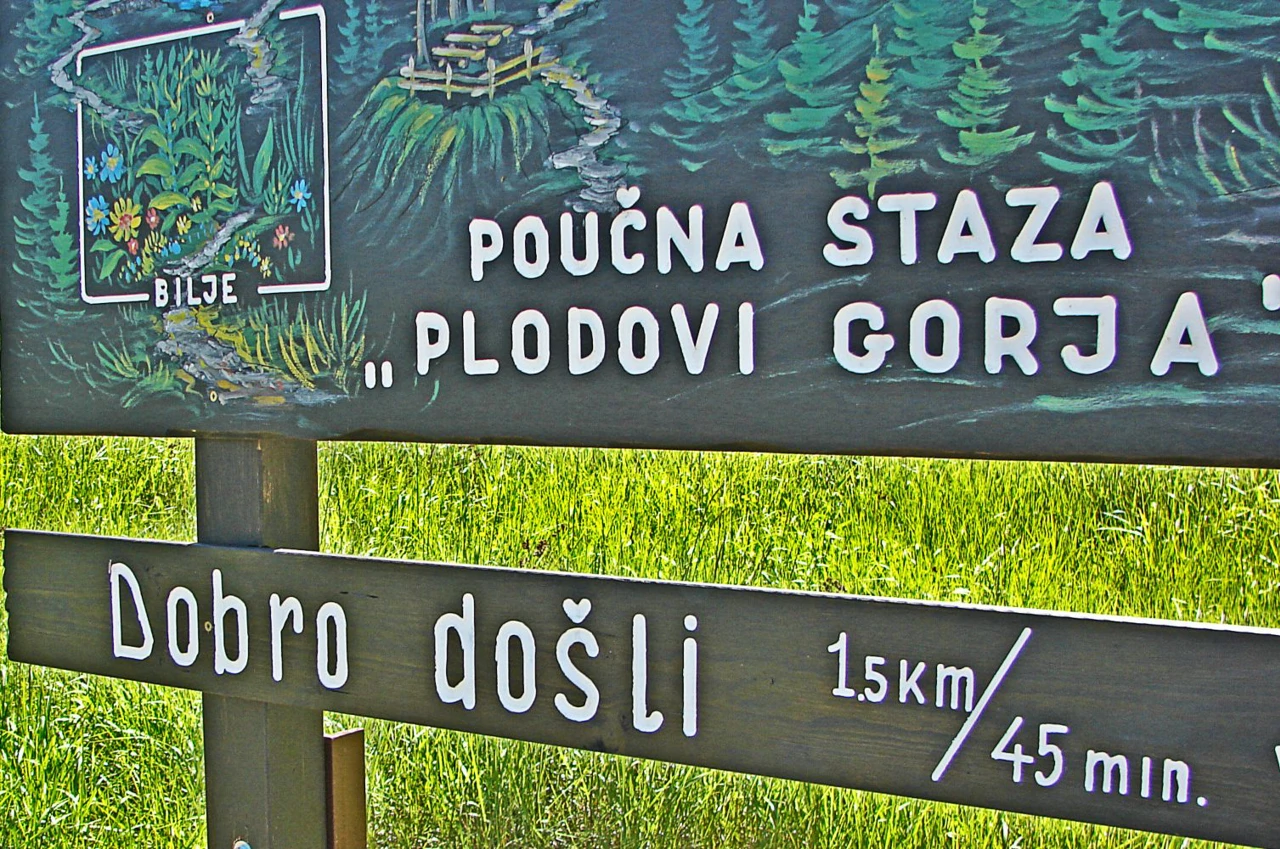 poučna staza "Plodovi gorja"