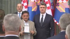 Predsjednik RH dodijelio odlikovanja ranjenim sudionicima akcije Plitvice, Foto: HTV/HRT