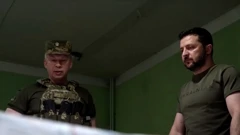 Predsjednik Volodimir Zelenski i zapovjednik Oleksandr Syrskyi