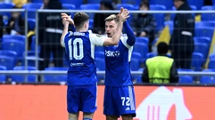 Vidović i Baturina slave gol u 48. minuti, Foto: Marko Lukunić/PIXSELL