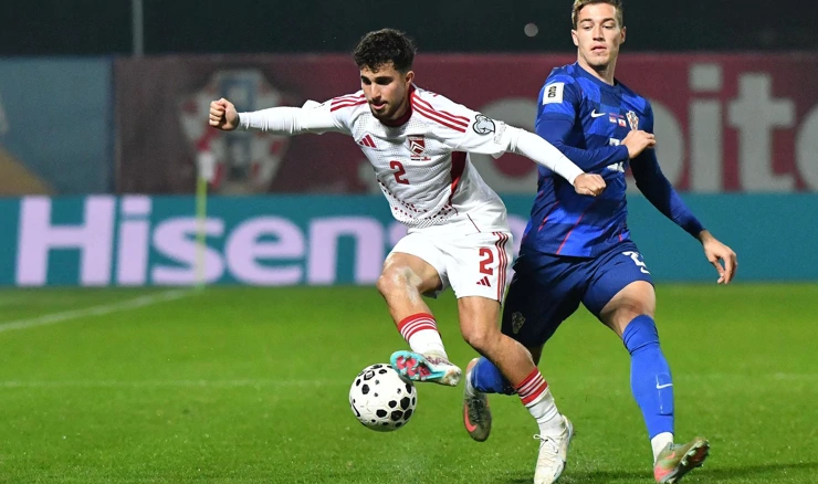 Luka Sučić u susretu protiv Gibraltara