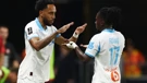 Pierre-Emerick Aubameyang i Jonathan Rowe 