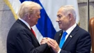 Donald Trump i Benjamin Netanyahu u Knessetu