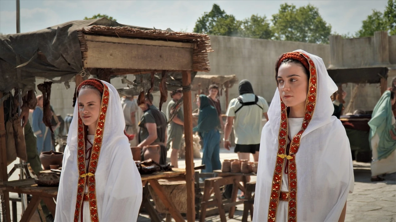 Sa snimanja igranog filma "Dioklecijan" 