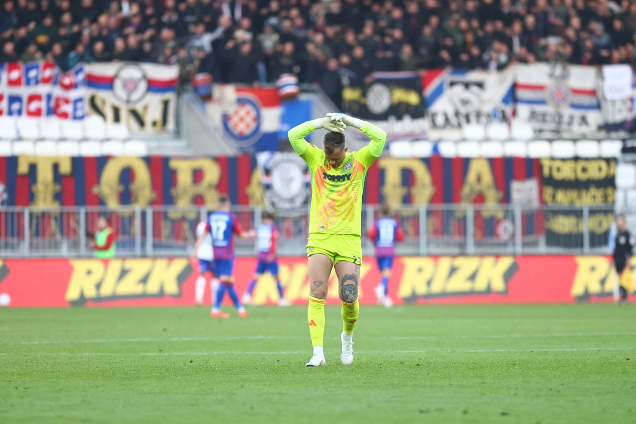 Osijek - Hajduk. Ivan Lučić 